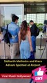 Love Birds Sidharth & Kiara spotted at the Airport Today Viral Masti Bollywood