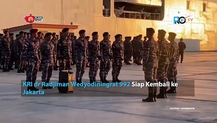 KRI Radjiman Siap Kembali ke Jakarta