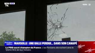 Une balle perdue a atterri dans le canapé d'une habitante de Marseille