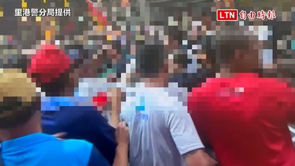28日屏東媽祖繞境活動爆鬥毆事件  警方送辦2人（里港警分局提供）