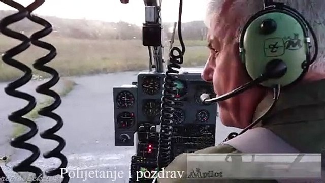 emGAZELA H-45 (SA342) Soko - MEDEVAK polijetanje i pozdrav dan 1 Manjača MAP 2023