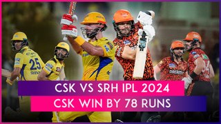 CSK vs SRH IPL 2024 Stat Highlights: Chennai Super Kings Beat Sunrisers Hyderabad By 78 Runs