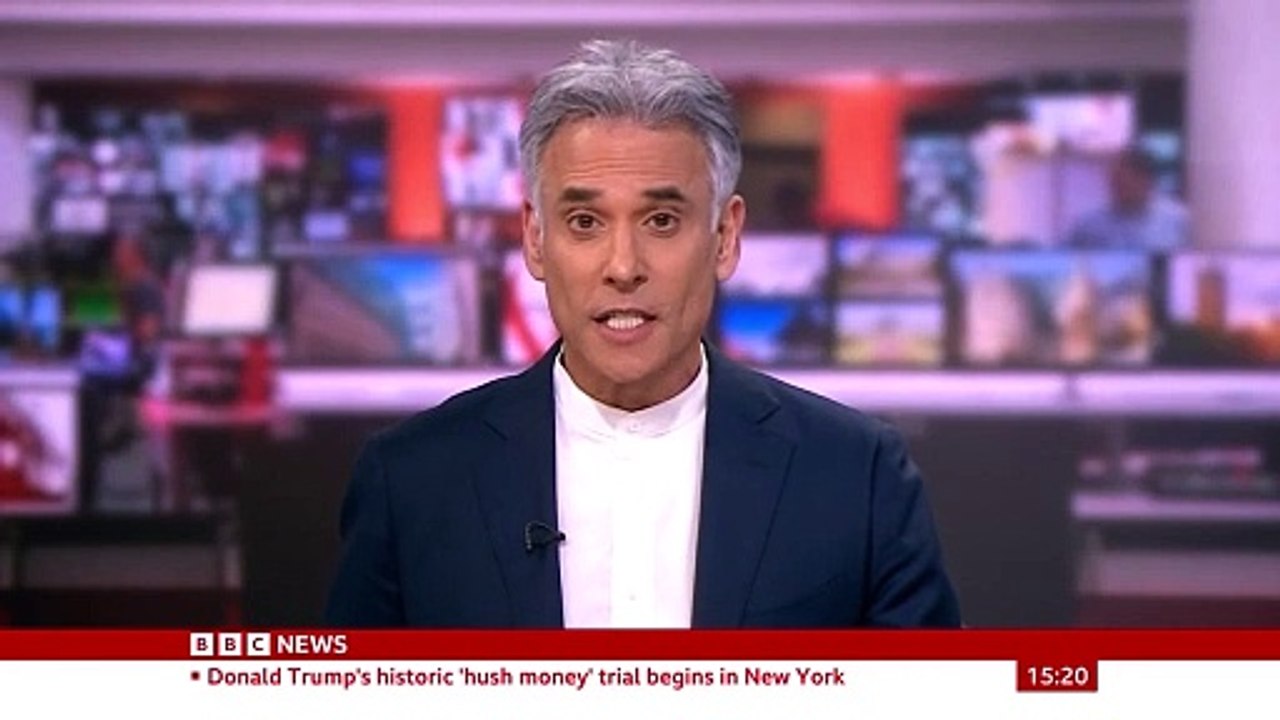 Donald Trump in court for historic hush-money trial | BBC 2.0 News