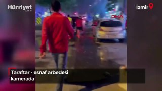 İzmir'de taraftar - esnaf arbedesi: 6 gözaltı