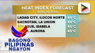 Panayam kay DOST-PAGASA Weather Specialist John Manalo kaugnay sa posibleng pagtaas pa ng heat index sa buwan ng Mayo
