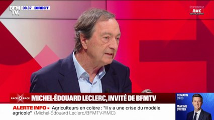 Politique agricole commune: "Il faudrait régionaliser son application et sa répartition", déclare Michel-Édouard Leclerc, président du Comité exécutif des centres Leclerc