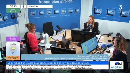 Laurence Papon-Fournier, maman d'Anthony tué sur la rocade en 2022