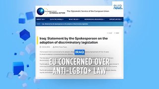 EU denounces Iraqi law threatening LGBTQ+ community with prison