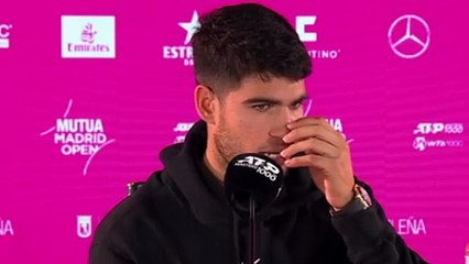 Tennis - Madrid 2024 - Carlos Alcaraz : "I'm still learning, even though I grew up on clay courts."