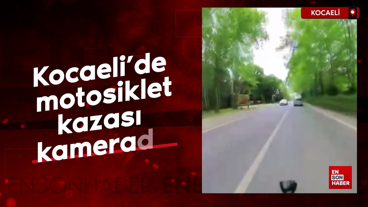 Kocaeli'de motosiklet kazası: Spor salonuna giderken ölümden döndü