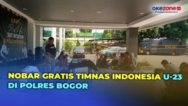 Menengok Persiapan Nobar Gratis Timnas Indonesia U-23 di Polres Bogor