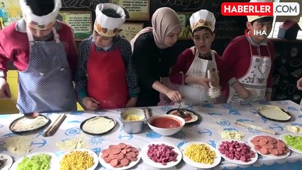 Özel öğrencilerden kendilerine özel pizza