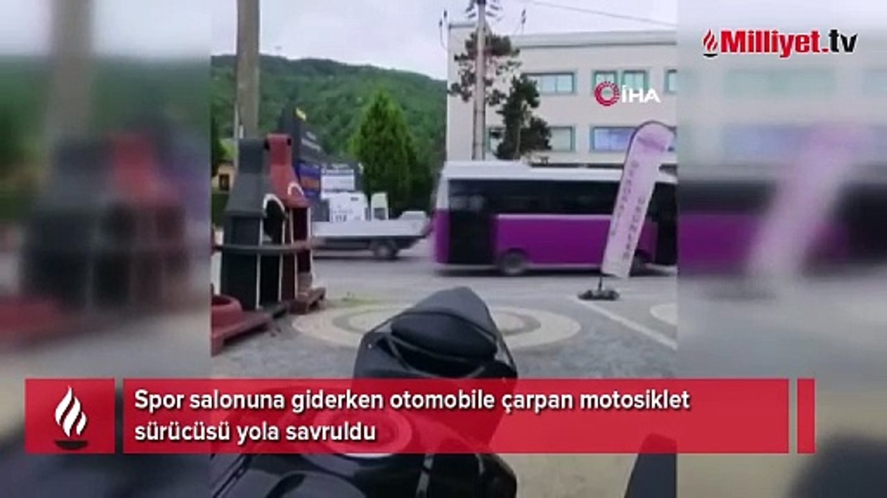 Spor salonuna giderken ölümden döndü