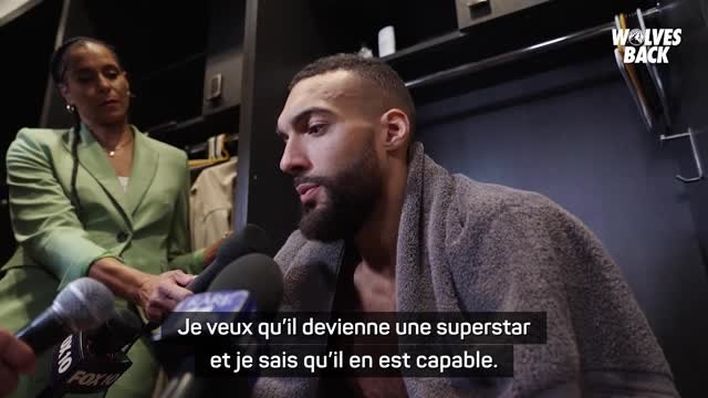 Timberwolves - Gobert : Je veux qu'Edwards devienne une superstar