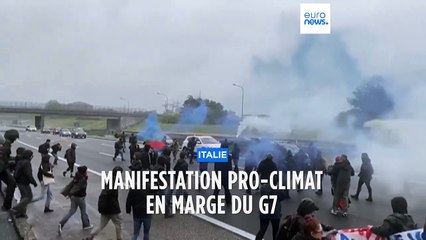 Italie : manifestation pro-climat en marge du G7