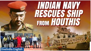 Indian Navy Rescues Panama-Flagged Ship from Houthi Rebels in the Red Sea | Oneindia News