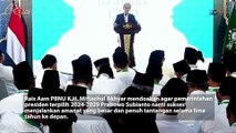 Rais Aam PBNU Doakan Prabowo-Gibran Jadi Pemimpin Amanah dan Adil