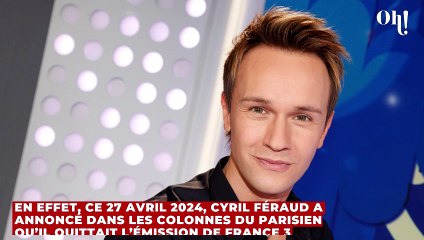 Après 16 ans à l'antenne, Cyril Féraud quitte Slam pour animer Tout le monde veut prendre sa place