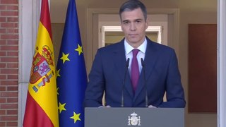 Discurso completo de Sánchez para anunciar su decisión de no dimitir
