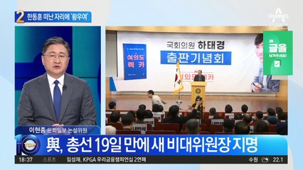 與 ‘관리형 사령탑’에 황우여…‘쇄신’ 우려