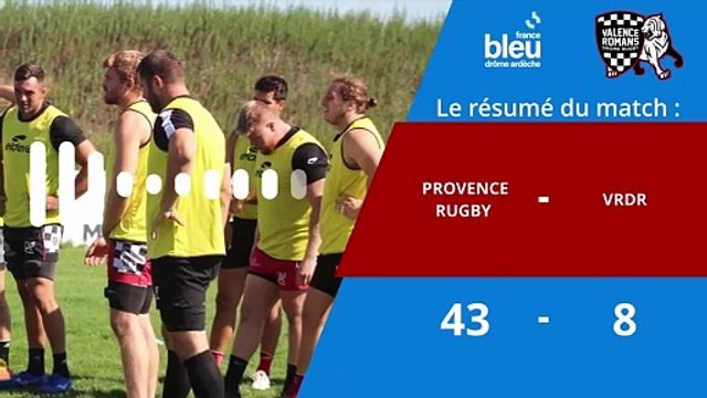 RESUME DU MATCH PROVENCE RUGBY - VRDR