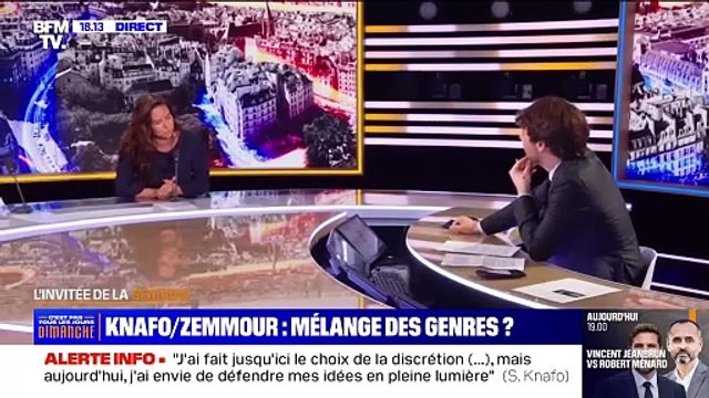 Vous êtes un fils de, un neveu de... : Echange tendu entre Sarah Knafo, compagne d'Eric Zemmour, et Benjamin Duhamel sur BFMTV