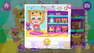 Happy Birthday PinkfongㅣDress up and Decorate Cakes - BalloonsㅣKids GameㅣBirthday Party App