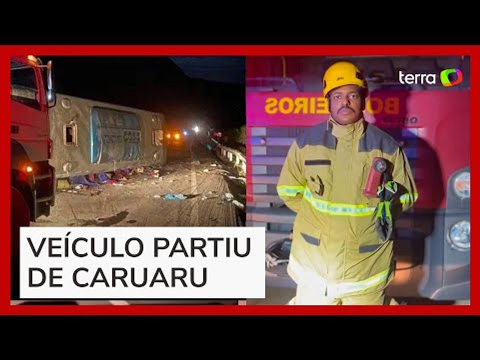 Ônibus capota em 'curva da morte' e deixa 4 mor...