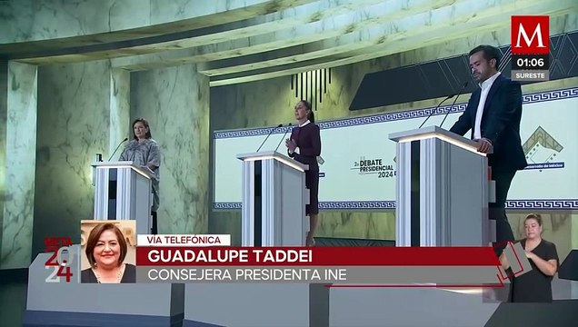 Opinión de la consejera del INE sobre el segundo debate presidencial
