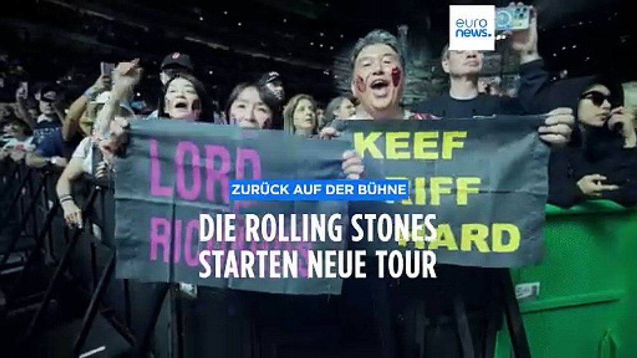 Zurück auf der Bühne: Rolling Stones starten neue Tour