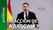 Abascal reacciona a las palabras de Pedro Sánchez: 