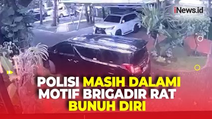 CCTV Rekam Detik-Detik sebelum Brigadir RAT Mengakhiri Hidup