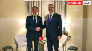 Dışişleri Bakanı Hakan Fidan, ABD Dışişleri Bakanı Antony Blinken ile görüştü
