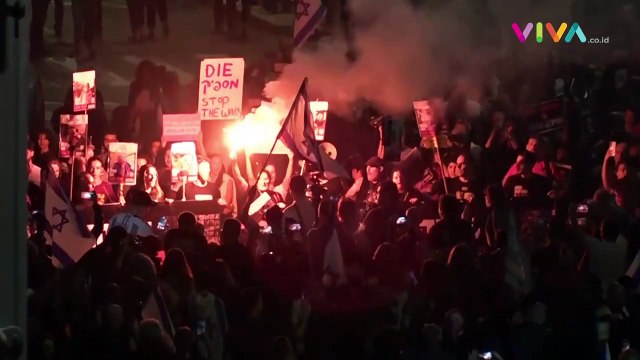 Ribuan Warga Israel Demo Minta Netanyahu Mengundurkan diri