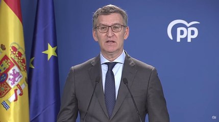 Feijóo, tras anunciar Sánchez su continuidad: "Ha tomado el pelo a 48 millones de españoles"