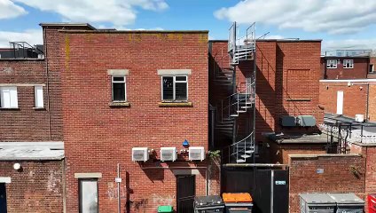 Aerial view of Commercial Road, Portsmouth