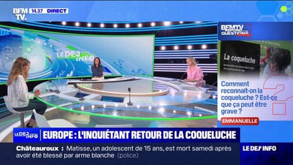 Comment reconnait-on la coqueluche? Est-ce que ça peut être grave? BFMTV répond à vos questions