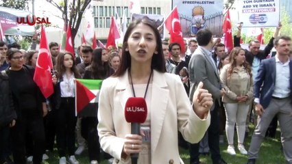 TGB, ABD Büyükelçiliği önüne yürüdü! "ABD ve İsrail'e karşı uluslararası intifadayı selamlıyoruz"