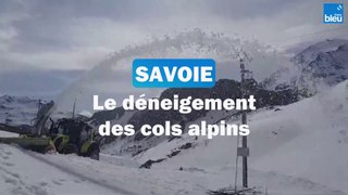 Savoie : le déneigement du Cormet de Roselend
