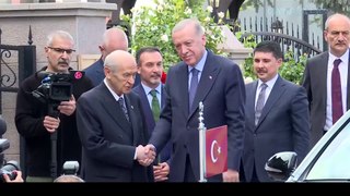 Erdoğan ve Bahçeli bir araya geldi