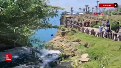 Antalya Düden Çayı köpüklendi, ekipler numune aldı