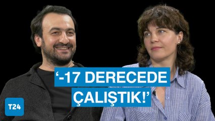 Bol ödüllü 'Tereddüt Çizgisi' filminin ekibi T24'te: "Ellerim renk değiştirdi, mosmordu ve fil ayağı gibi görünüyordu"