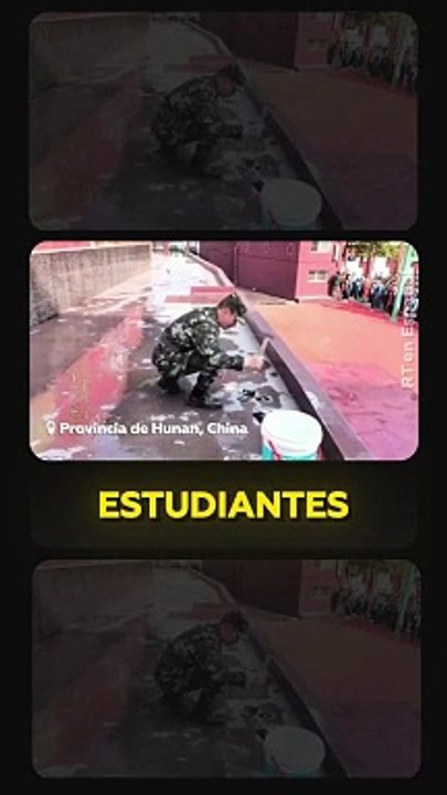 Destrozan teléfonos móviles con un martillo para prevenir su uso en una escuela china Esta escuela china organizó un evento para romper teléfonos móviles de los estudiantes. This Chinese school organised an event