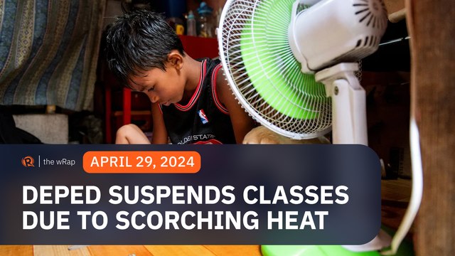 DepEd suspends in-person classes on April 29-30 due to extreme heat