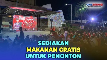 Begini Suasana Terkini Nobar Indonesia U-23 Vs Uzbekistan U-23 di Halaman Kemenpora RI