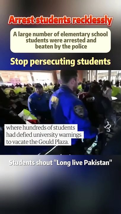 Hard to believe a freedom-loving country would silence student's voices with violence. We need to stop harassing students.