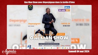 Agenda : One Man Show avec Déperpignan / dans Le Jardin d'Eden