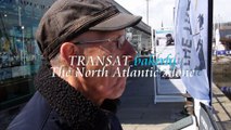 Transat Bakerly Boat race Plymouth to New York 2016 meetingboat artist Richard Ormond