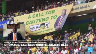 Élections en Afrique du Sud : chômage, eau, électricité, les défis majeurs du pays