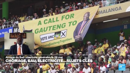 Élections en Afrique du Sud : chômage, eau, électricité, les défis majeurs du pays